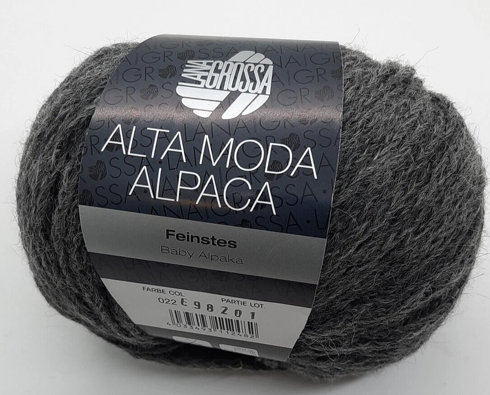 (139€/kg):  50 g LG ALTA MODA ALPACA, Pt.  400401,  Fb. 022 # 6000 - Bild 2 von 3