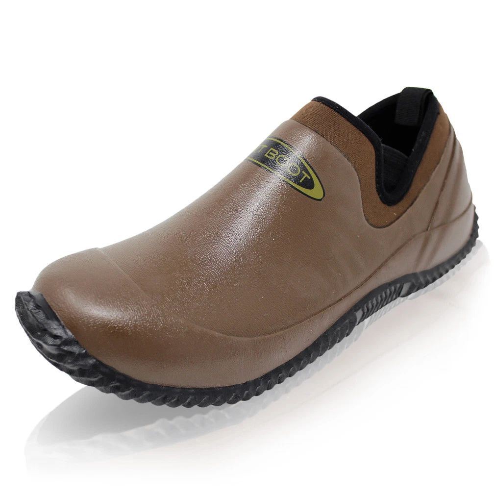 Dirt Boot Neoprene Waterproof Outdoor Garden Muck Shoes Slippers Brown Shoe
