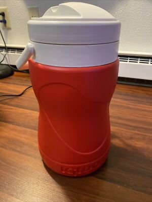 Igloo 1 Gallon Water Jug Insulated Cooler Red/White Made In USA!