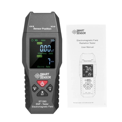 SMART SENSOR EMF Meter Handheld Mini Digital LCD EMF Electromagnetic Detector