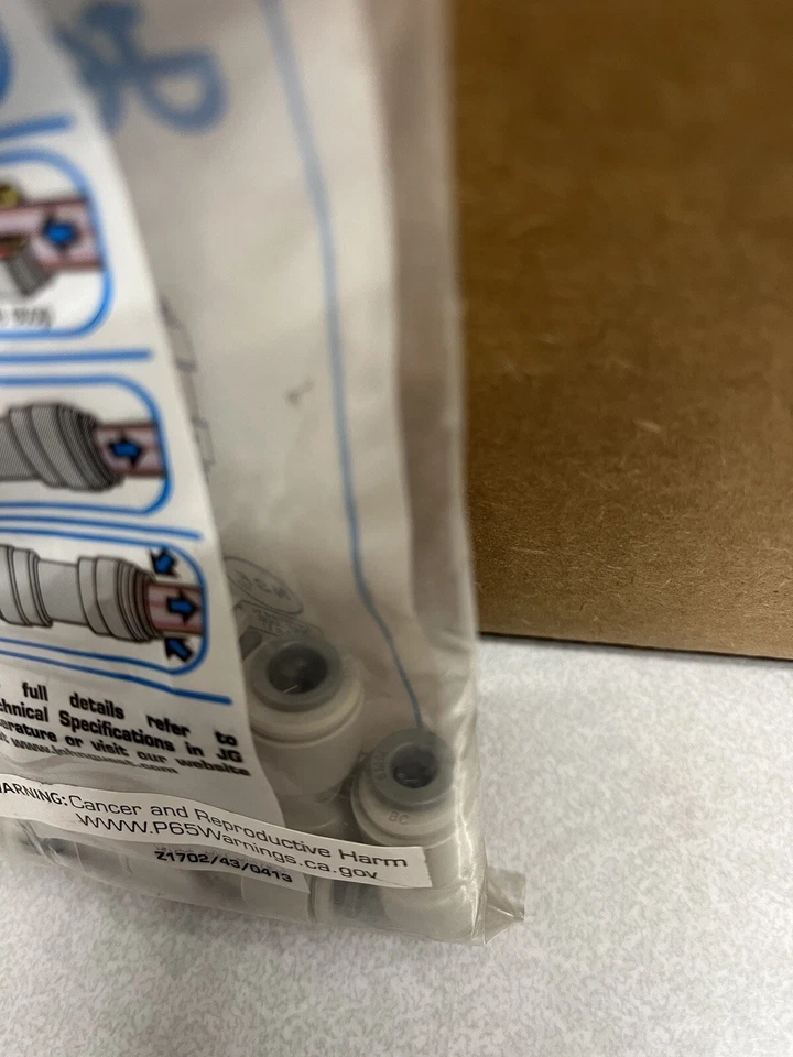 John Guest Reducing Union - 1/4 x 3/16 Part # P1200806S : 10 pk - Image 4 of 4