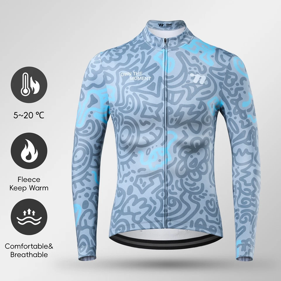 WEST BIKING Cycling Jacket Winter Long Sleeve Bike Coat Windproof Bicycle Clothe - Image 3 of 4