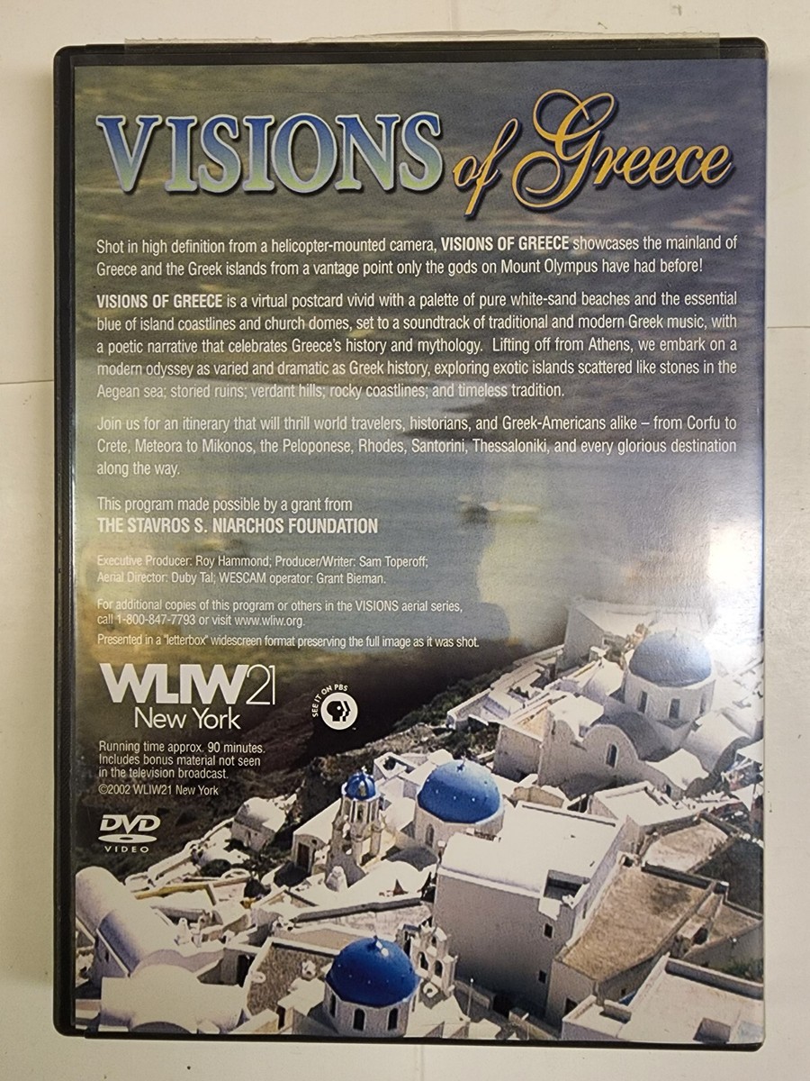 Wliw 21 - Public Television - Visions Of Greece ( Dvd, 2002) FREE
