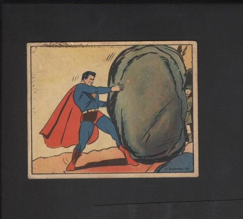 1940 Gum Inc Superman #69 Saved From Buried Alive — Raw
