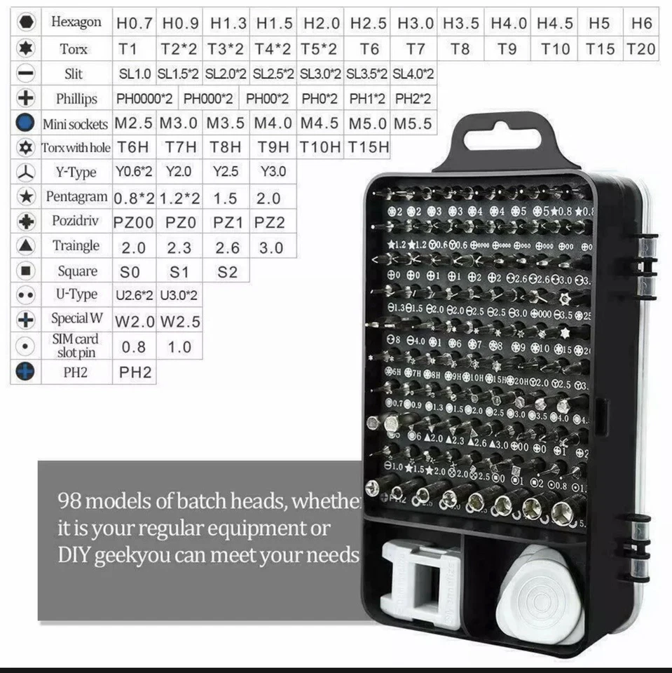 Universal Cell Phone Screen Opening Repair Tools Kit Screwdriver Set iPhone LG - Image 4 of 4