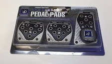 3 PCS SET UNIVERSAL BRAKE GAS CLUTCH RACING PEDAL PADS FOR MANUAL CAR PDL-5902S