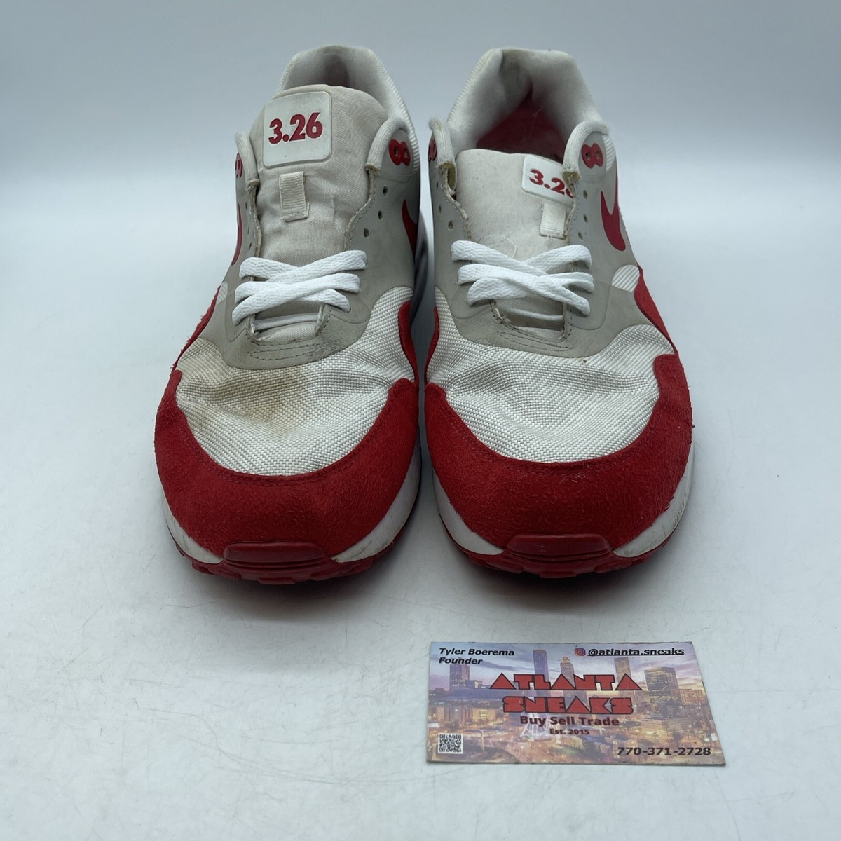 Size 11 - Nike Air Max 1 Ultra 2.0 Air Max Day Red White Grey