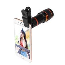 Zoom Mobile Phone Clip-On Retractable Telescope Camera Lens For Galaxy S3 S4 S5