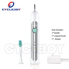 Philips Sonicare HealthyWhite Sonic Electric Toothbrush HX6750 w/charger head