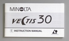 Minolta Vectis 30 Instruction Manual 1996