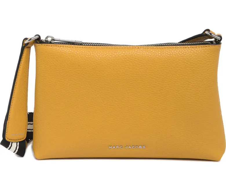 Marc Jacobs The Cosmo Leather Crossbody Bag w/ Sporty Strap