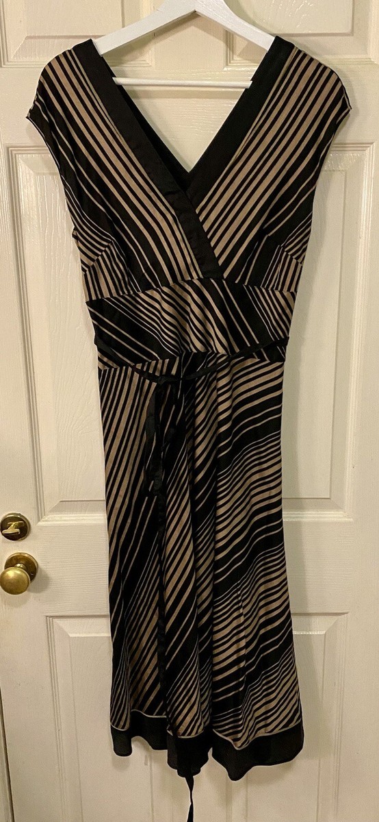 Monsoon Black And Gold Dress | eBay UK
