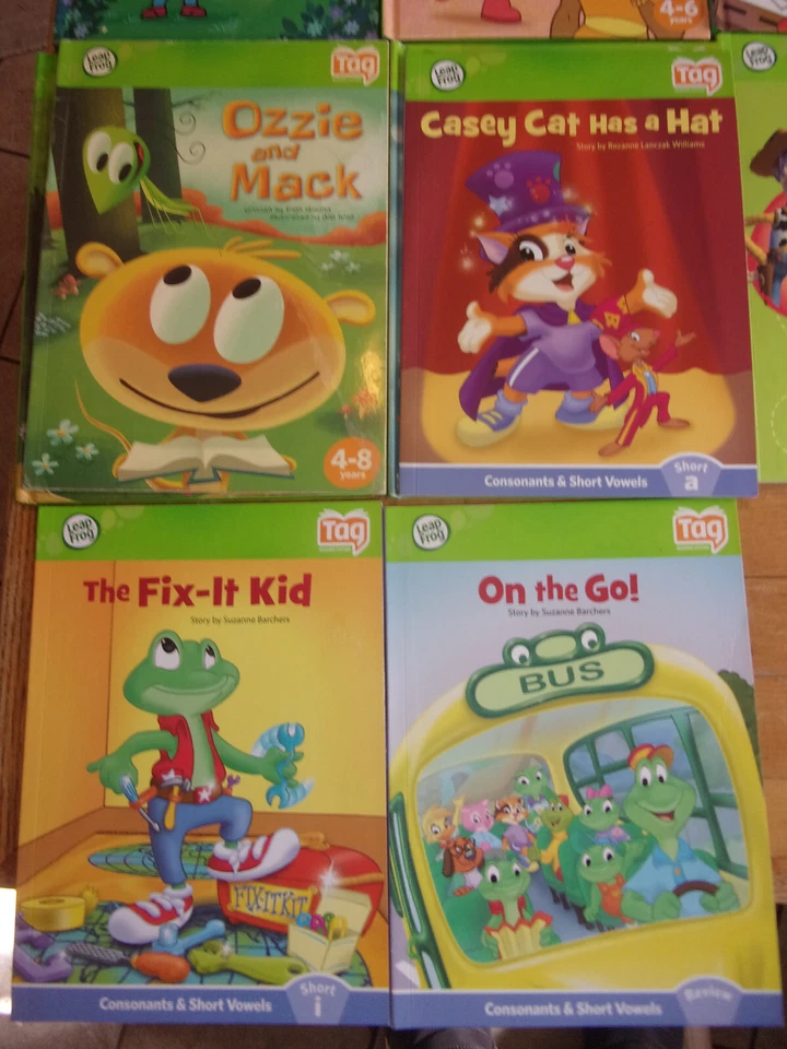Lot of 12 Leap Frog Tag Reading System Books LeapFrog Disney Dora Spongebob - Image 4 of 4