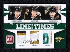 2010 Donruss Line of the Times Jerseys Prime 7/10 Brad Richards James Neal 11jd