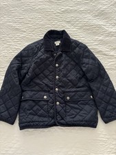 Crewcuts Boys Girls Unisex Jacket Coat Navy Blue Quilted 4 - 5 years