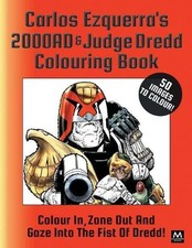 Carlos Ezquerra's 2000ad  Judge Dredd Colouring Book