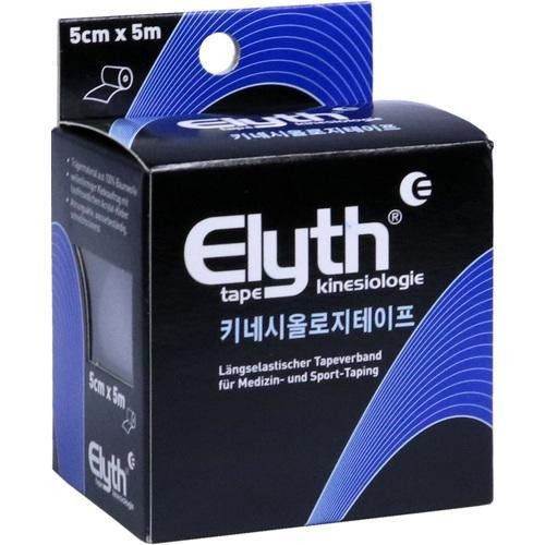 KINESIOLOGIE Tape Elyth 5 cmx5 m schwarz 1 St