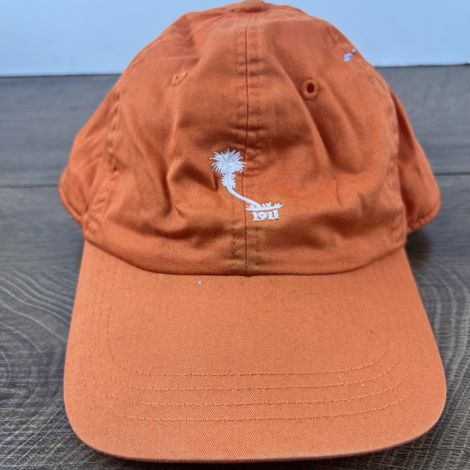 1911 Tree Hat Adjustable Hat Orange Adjustable Ha… - image 1