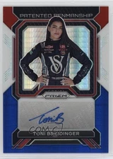 2023 Panini Prizm Red White & Blue Hyper 34/35 Toni Breidinger #PP-TBD Auto 19tz