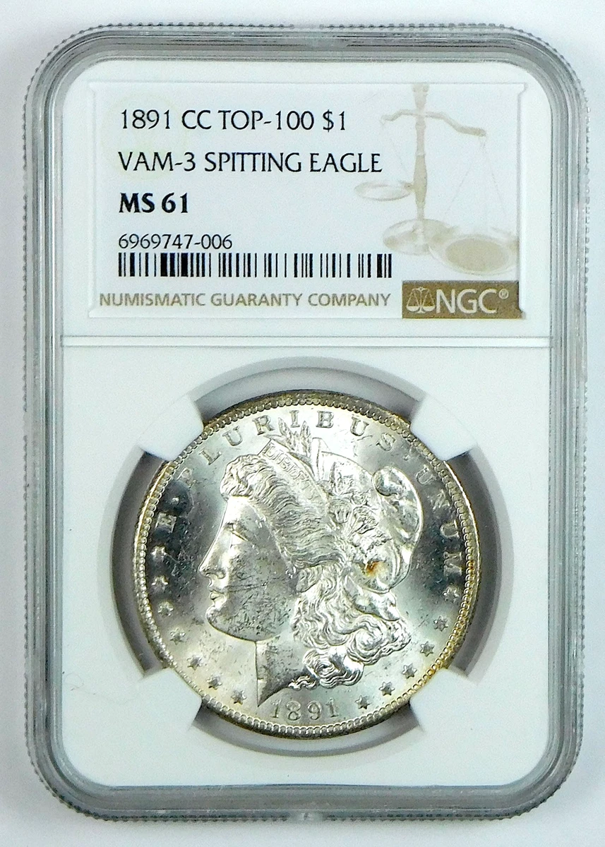 MS 61 Graded Morgan US Dollars (1878-1921) for sale | eBay