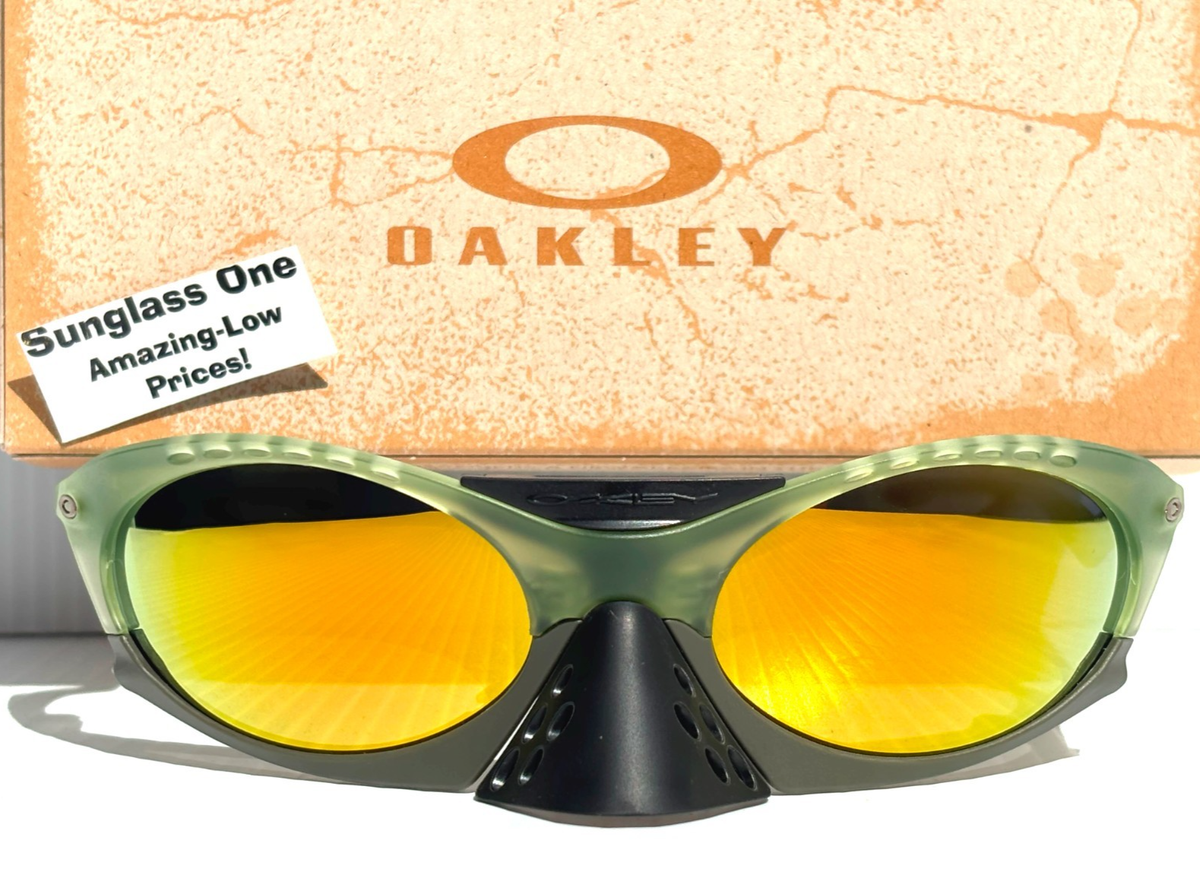 Oakley PLANTARIS Matte Trans Fern POLARIZED Galaxy Ruby Sunglass