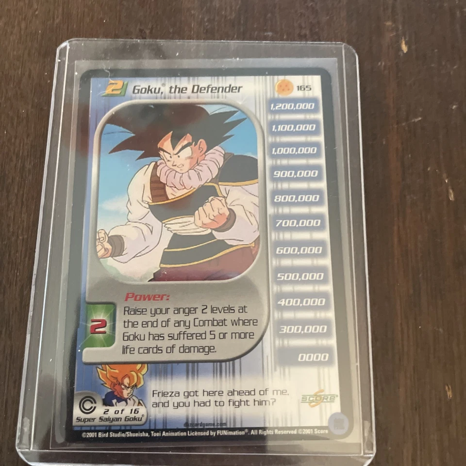 Limited Goku Trunks Saga Starter Set Personality Lv1-3 HT DBZ CCG Score Card  Z - Image 4 of 4