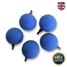 5 X 50mm 2" Round Air Stone for Pond or Aquarium Fish Tank Pump