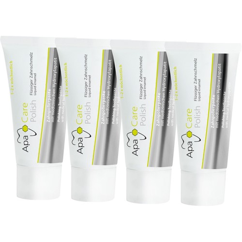 4 x 20 ml ApaCare Polish Professional home Zahnpolierpaste ...