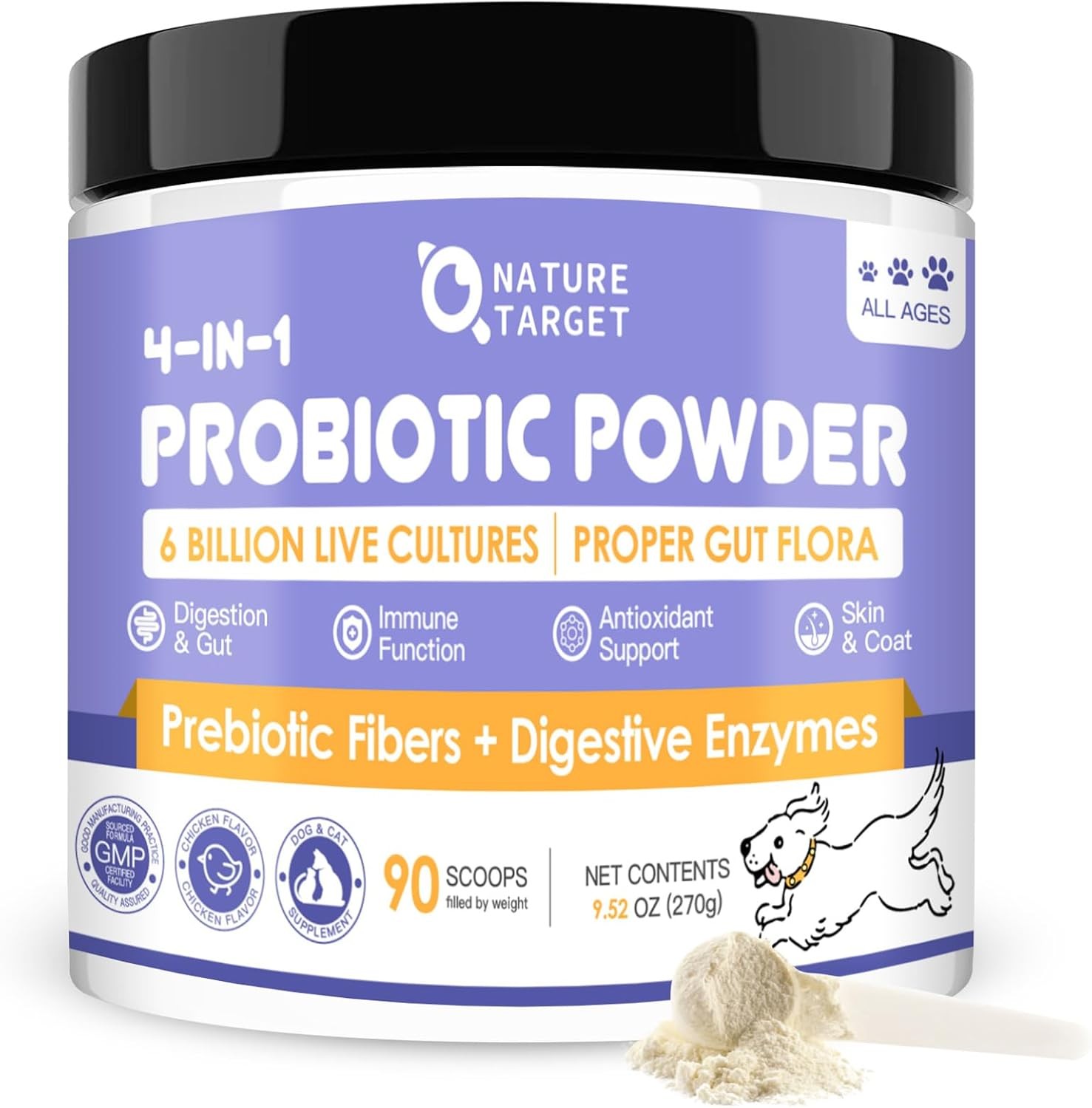 Probiotics for Dogs - Dog Probiotics, Plus Prebiotic, Digest