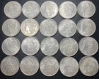 Roll of 20 coins US Morgan Silver Dollar Mostly AU Pre 1921 Mixed Dates & Mints