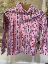 Vintage Hanna Anderson Rare Print Long Sleeve AOP Shirt Size 90 3T