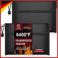 Feuerfeste Tasche 2Er Pack 27X17Cm 6400℉ 12-Lagige WäRmedäMmung FüR Bargeld