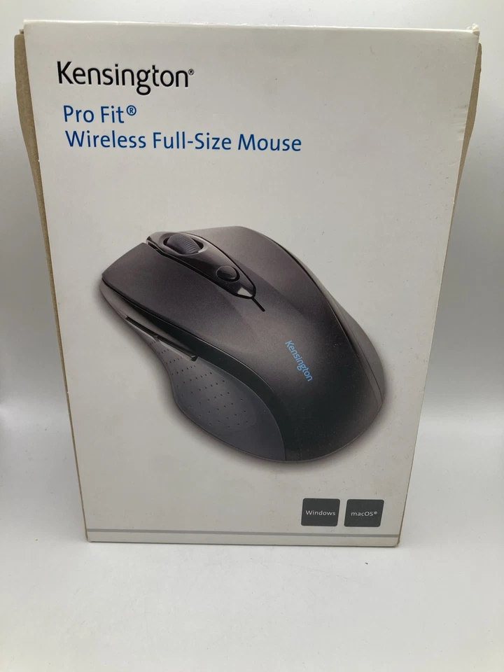 KENSINGTON - Souris Sans Fil KENSINGTON Wireless mouse full-size Pro Fit black - Photo 1/4