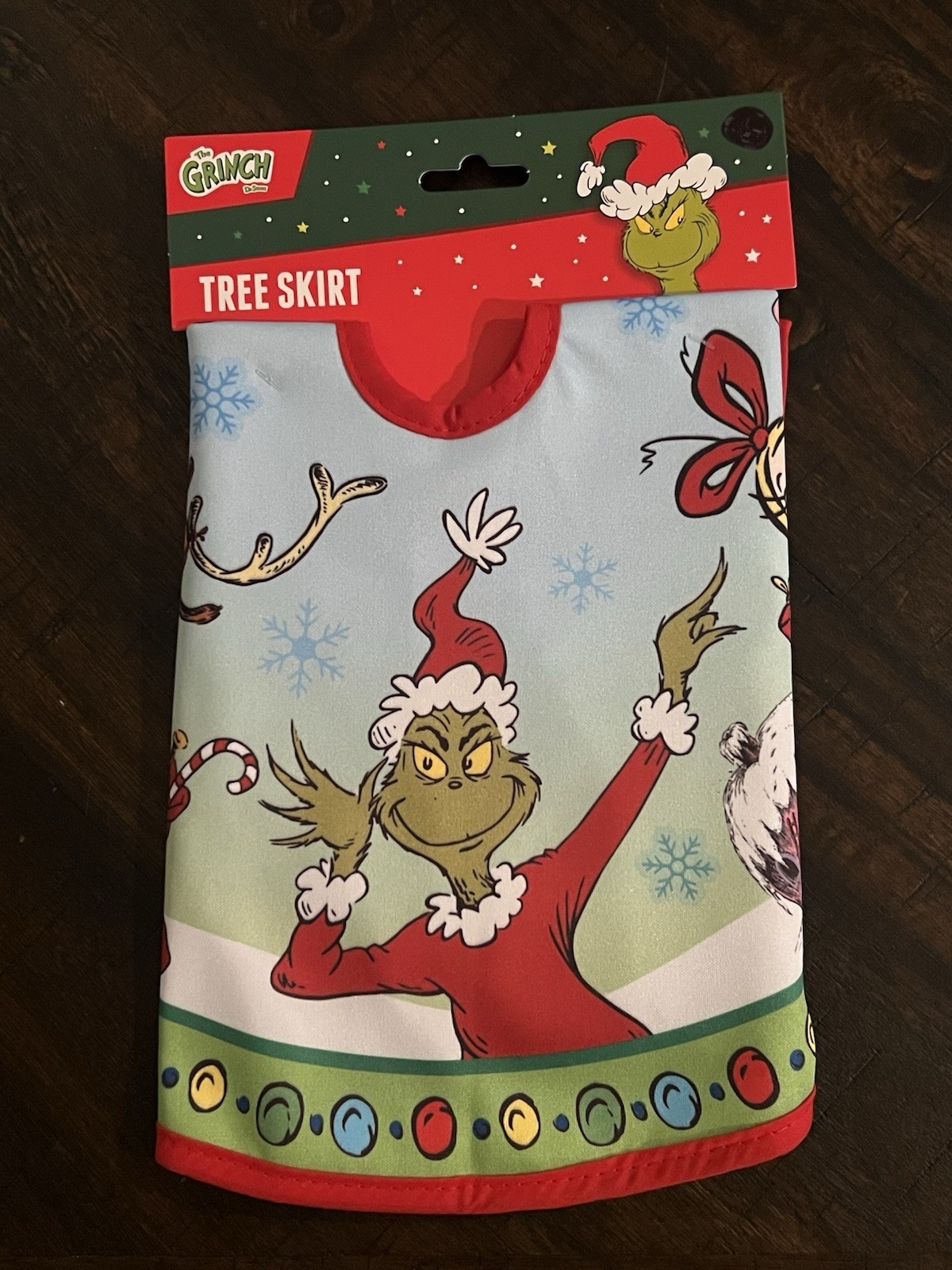 Dr Suess The Grinch Max Cindy Lou Who Whoville Small 18"in. Christmas Tree Skirt