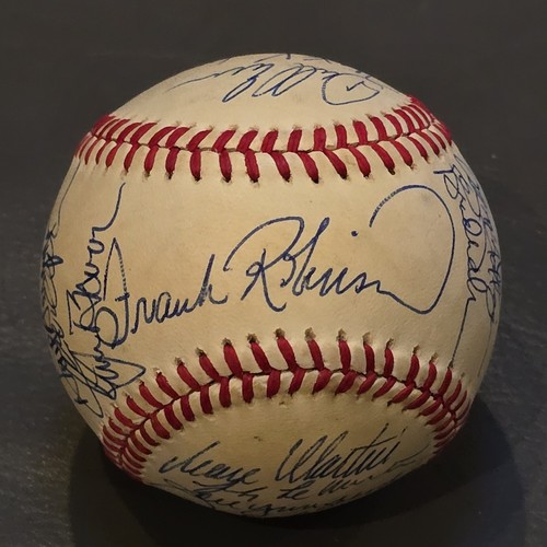 1983 San Francisco SF Giants Team Signed Official NL Baseball w/ Frank Robinson - Picture 2 of 7