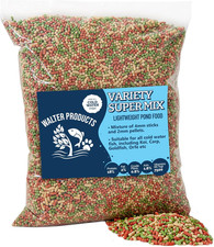 Walters Variety Super Mix (5L Refill Bag) | Pond Fish Food for Goldfish, Koi and