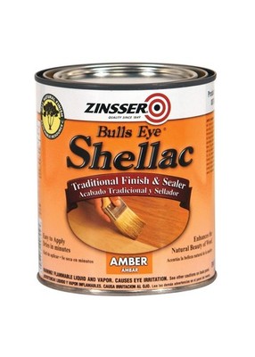 Zinsser Bulls Eye Shellac Sealer, Amber, Quart