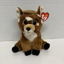 Ty Original Beanie Babies Buckley the Baby Deer Plush 6” w/ Tag