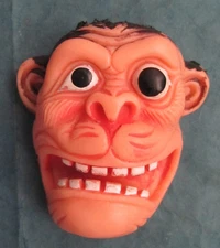 Vintage U.K.R.D. monkey face finger puppet