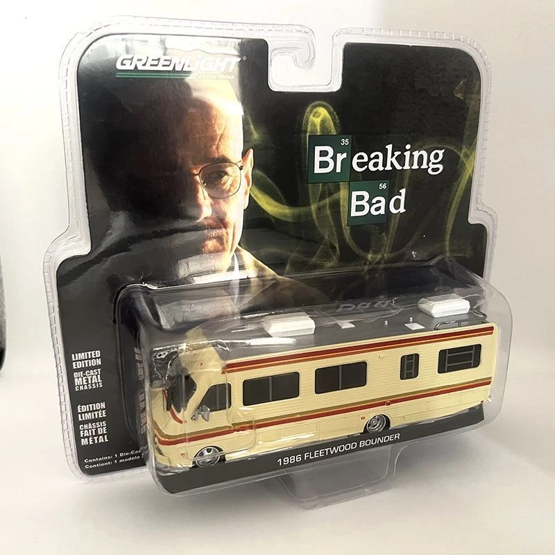 GreenLight 1986 Fleetwood Bounder Breaking Bad RV Camper Van modelo escala 1:64 - Imagem 2 de 4