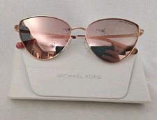 MICHAEL KORS MK1140 11084Z Cortez Rose Gold Gold Mirror 59 mm Women's Sunglasses