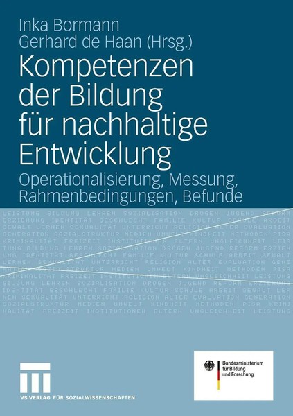 Kompetenzen Der Bildung FüR Nachhaltige Entwicklung Inka Bormann (U. A.) Buch-image