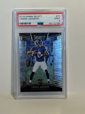 2018 Panini Select - Concourse Lamar Jackson #70 (RC) Rookie Card. rookie card picture