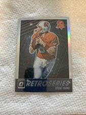 2021 Donruss Optic Football Steve Young Retro Series Silver Holo Prizm Bucs