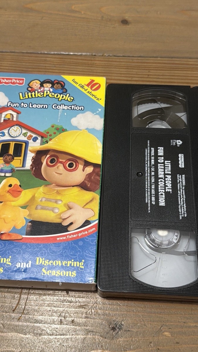 Fisher-price Little People Fun to Learn Collection VHS Numbers