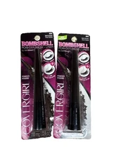 COVERGIRL Bombshell POW-der Brow & Liner Eyebrow Powder # 805 Dark Brown. Read