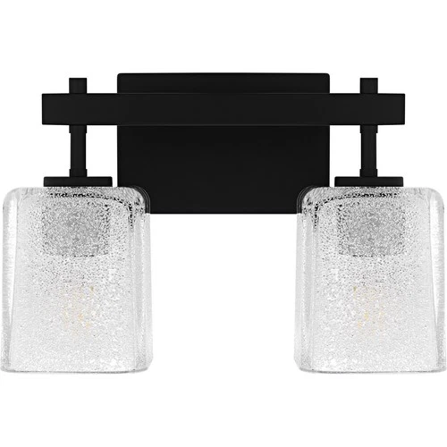 Matte Black  Bathroom Vanity Light from the Brenthouse Collection - Picture 2 of 5