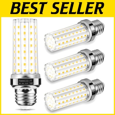 Energy Saving 20W LED Corn Light Bulbs 2500LM 4000K - 4 Pack