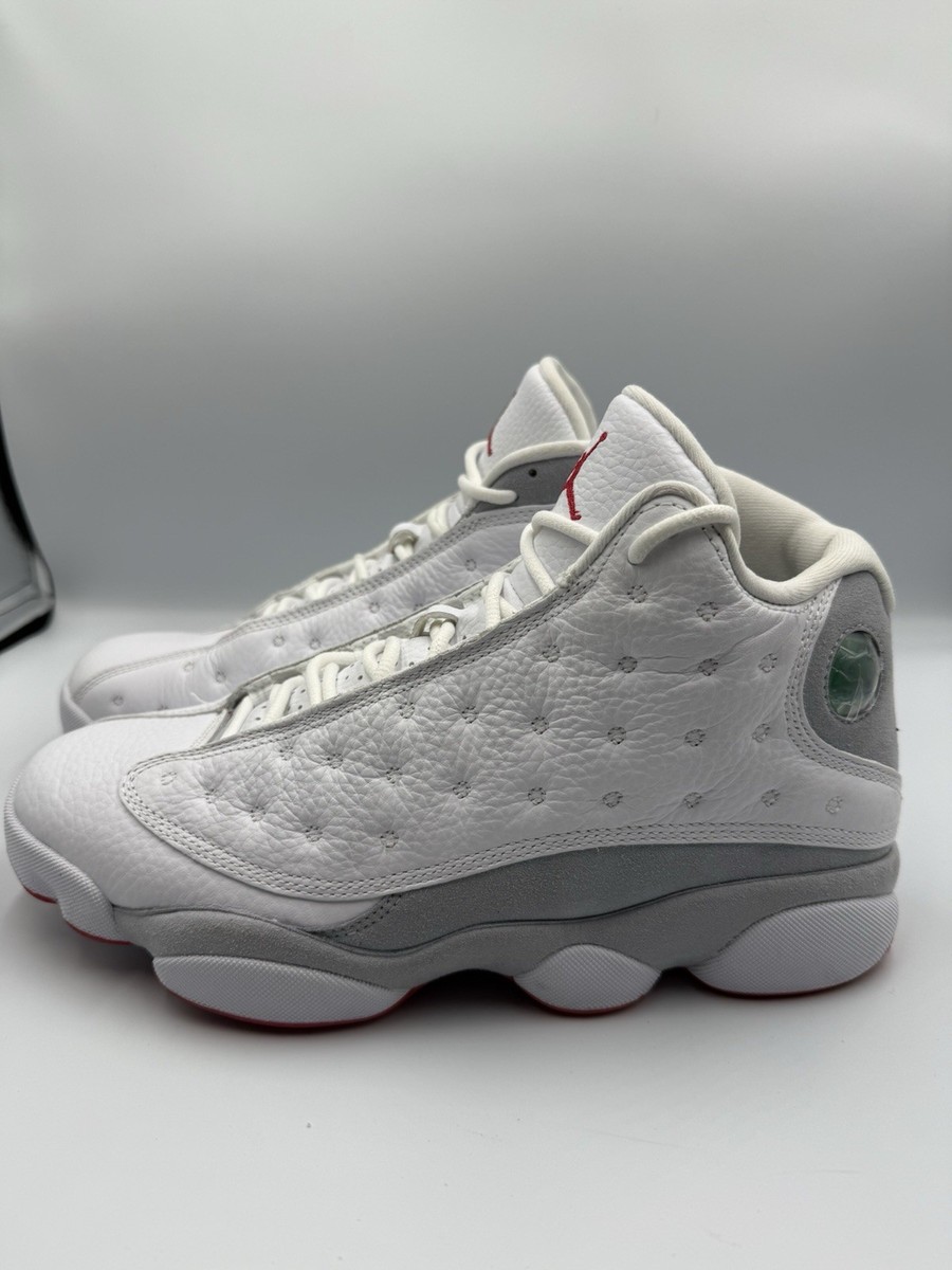 414571-160 Nike Air Jordan 13 Retro Wolf Grey White True Red Black