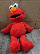 Vintage Fisher Price Big Book Elmo 28" Plush Sesame Street 2002 Toy Huge